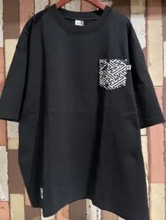 CHUMS 東北別注 米織小紋 Pocket TEE 紗綾　CH01-2572