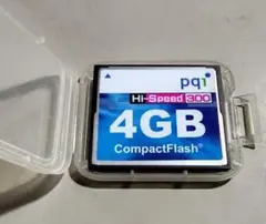 pqI 4GB CompactFlash メモリーカード