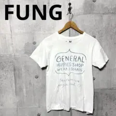 FUNG ファング メンズ プリントTシャツ S ホワイト