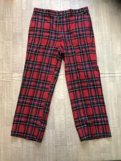 NEW YORKER チェックパンツ　ウエスト82