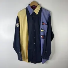 Tommy Hilfiger カラーブロック長袖シャツ