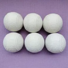 軟式野球ボール　M球 6個