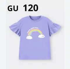 GU スパンコールTシャツ 120