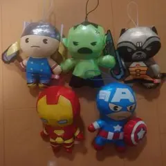 マーベル・ヒーロー ぬいぐるみセット
