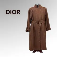 Dior ディオール ヴィンテージ ウール ベルト付き ステンカラーコート