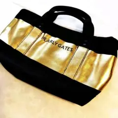 パーリーゲイツ◆限定品 ゴールド ブラック カートバッグ 0119