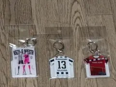 ヴィッセル神戸　30周年　イニエスタ　KAZU ユニフォーム キーホルダー