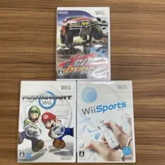 Wiiソフトセット：マリオカート wii sports エキサイトトラック