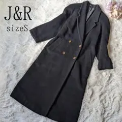 Ju0026R ダブル ロング チェスターコート 日本製 ウール カシミヤ混 S