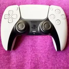 PS5 コントローラー 純正 ノーマルカラー 0G6-a 【スティック新品】