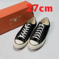 新品 箱あり コンバース CT70 ブラック 黒 27cm