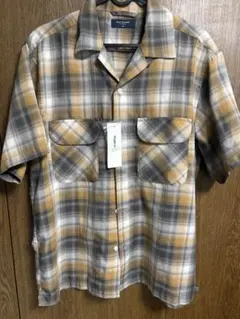 バックナンバー BACK NUMBER 開襟オンブレ 半袖シャツ Mサイズ 新品