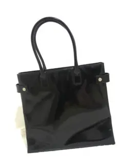 GUCCI グッチ エナメル トートバッグ 肩掛け ブラック