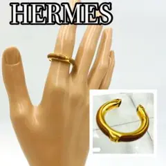 HERMES エルメス ヴィンテージレザーu0026ゴールドリング