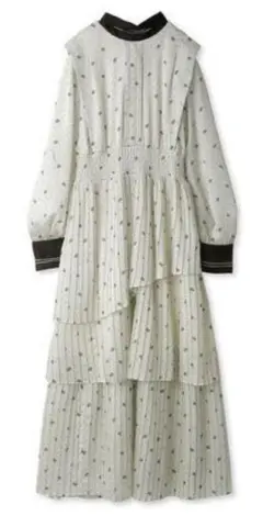 ⭐︎定価¥20,900⭐︎リリーブラウン⭐︎バイカラー2way ボウタイワンピース