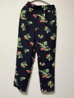 ミュベール MUVEIL ビジュー ウールパンツ ウエストリブ ネイビー 38 ミュベール MUVEIL ビジュー ウールパンツ ウエストリブ ネイビー 38