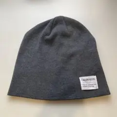 CALVIN KLEIN ダークグレー ニット帽 ビーニー