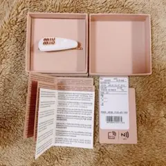 新品未使用品miu miu バーヘアピン 保存袋付き 新品未使用品miu miu バーヘアピン 保存袋付き（楽天市場
