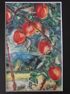 鍋井克之1964年展出品作「秋果静物」