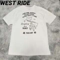 WEST RIDE ウエストライド 肉厚ヘビーオンス Tシャツ 白ホワイト
