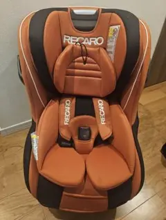 【美品】RECARO チャイルドシート オレンジ/ブラック RECARO チャイルドシート