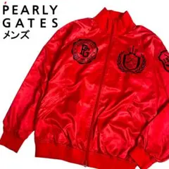 PEARLY GATES パーリーゲイツ 蓄熱 ジップジャケット レッド系 6