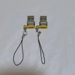 ❤️USB Type-C 変換アダプタ 2個セット 超小型 急速充電 ストラップ