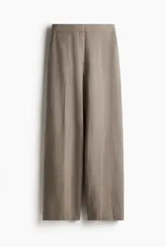H&M リネンブレンドワイドパンツ 34サイズ