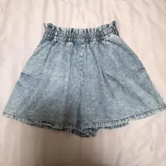 ハニーズ 色落ち加工 ストーンウォッシュ ショートパンツ
