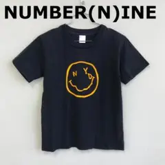 【NUMBER (N) INE初期スマイルプリント半袖Tシャツ A1228A13