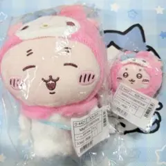 ちいかわ×サンリオ 古本屋 マイメロディ ぬいぐるみ マスコット セット ②