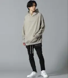 1580 ダンケシェーン　ブラック スキニーカーゴパンツ ジッパーポケット　XL