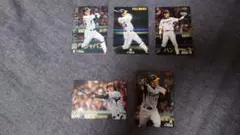 新井貴浩　プロ野球チップスカード　5枚