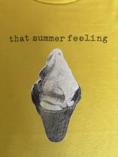 希少　ハイロウズ　that summer feeling イエロー Tシャツ