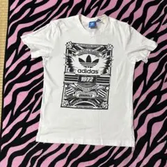 adidas   白　Ｔシャツ　Ｌサイズ