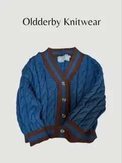 希少カラー　美品　Oldderby Knitwear 　クリケット カーディガン