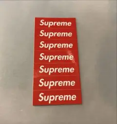 supreme ミニロゴ　ボックスロゴ　ステッカー