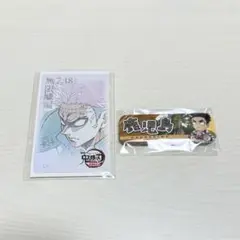 ムービーチケット風コレクションカード　缶バッジ　悲鳴嶼行冥