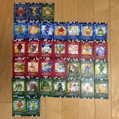 ぐるり森 キラカード3 枚 ノーマル33枚