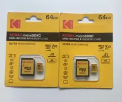 KODAK microSDXC 64GB 2個セット