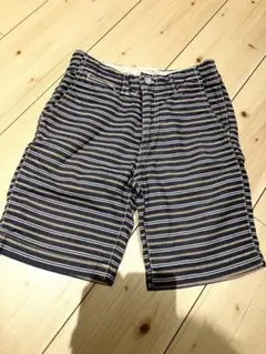 GapKids ストライプ ハーフパンツ　130㎝　綿コットン100