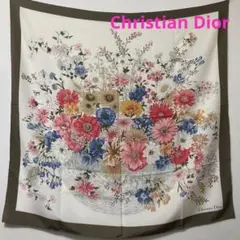 Christian Dior クリスチャンディオール シルクスカーフ イタリア製