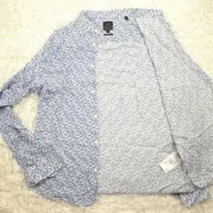 美品◎ARMANI EXCHANGE 長袖シャツ グラフィックデザイン 総柄