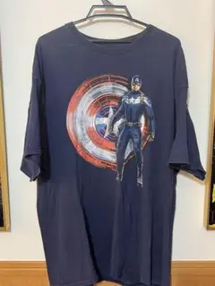 ヴィンテージ　古着　marvelキャプテン・アメリカ Tシャツ 2XL