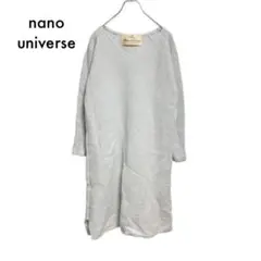 【nano universe】ニットワンピース(36)ローゲージ ワッフルニット