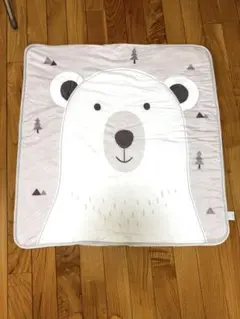 ニトリ コットンベビーマット クマの顔デザイン