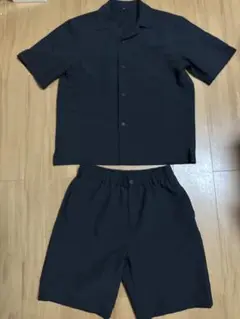 完売品‼️ワークマンプラス　シアサッカーストレッチ半袖シャツ＆パンツ　セットアップ