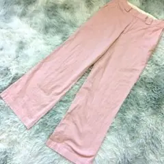 美品　コーエン　レディースパンツLサイズ　ピンク系　ワイド系