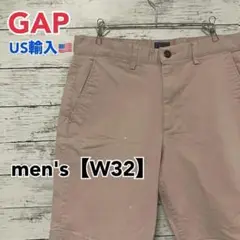 ●A34【US輸入】GAP ショートパンツ ピンク系　men's【W32】