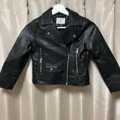 ZARA ブラック ライダースジャケット 8サイズ